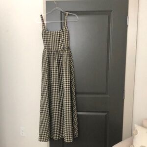 Princess Polly Black and Cream Jumpsuit Timeless Gingham Pattern